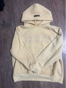 Essentials Fear of God Yellow Hoodie