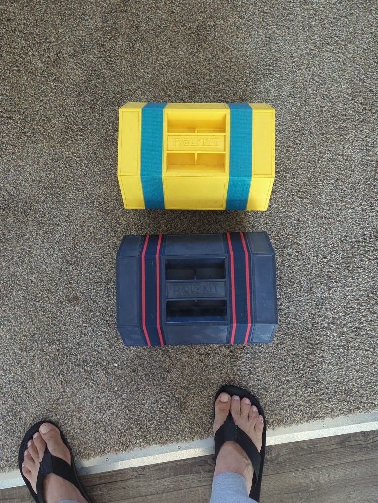 Lot Of Two Vintage RolyKit Roll Up Jewelry Cases