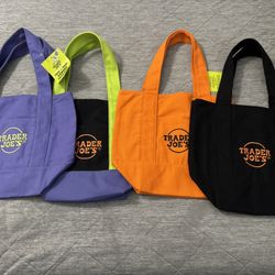 Trader Joe Mini Totes bags 