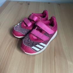 Adidas Baby Toddler Size 7 Little Kids Running Athletic Sneakers Shoes Pink