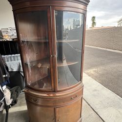 Antique Mahogany China Cabinet