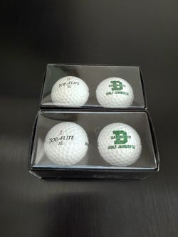 Lot of 4 golf balls in package  Top elite X Dartmouth golf jamboree