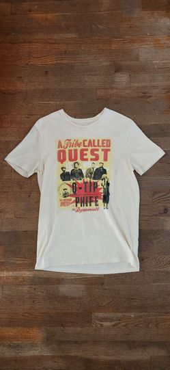 A Tribe Called Quest Men's GAP Cream/ Orange T-Shirt (Size: XS)