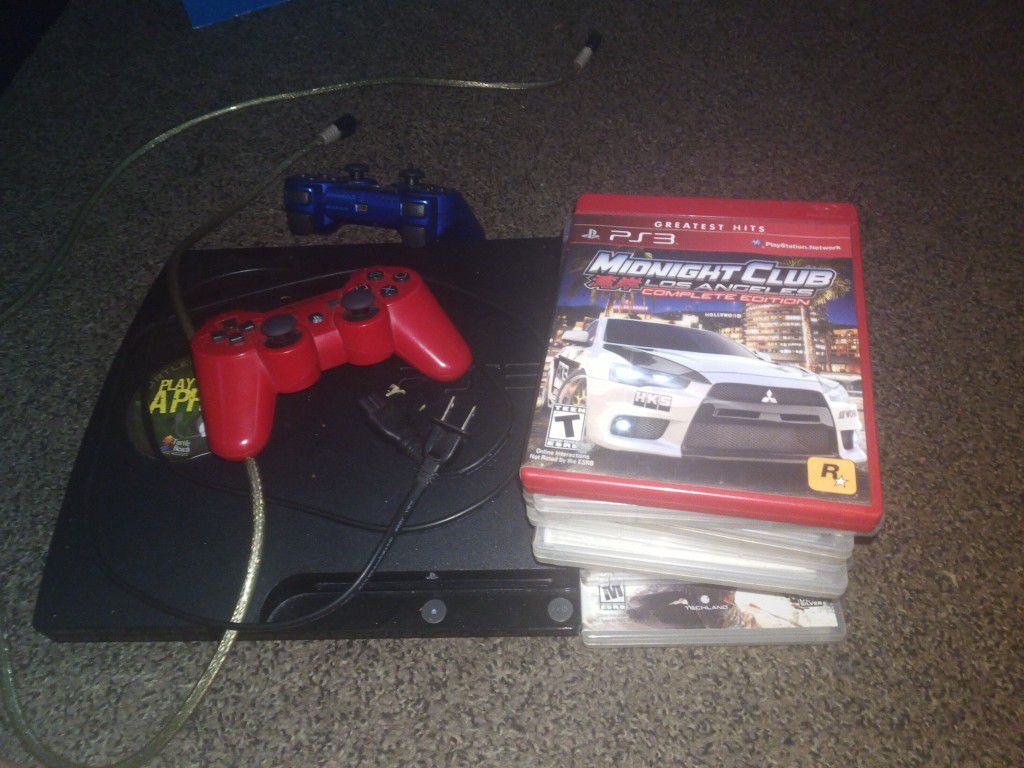PS3 with 12 games