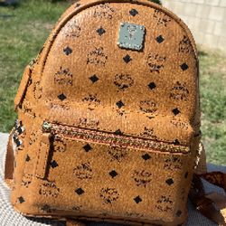 Brown Leather Backpack