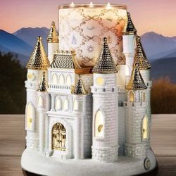  2026 Bath & Body Works Disney Princess Light Up Castle 3-Wick Candle Holder New