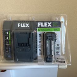 Flex Tools 2.5Ah Lithium Battery w/ Fast Charger