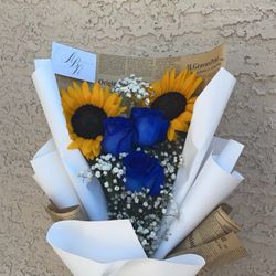 Rose Sunflower Bouquet