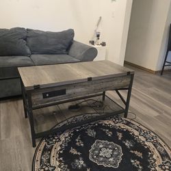 Lift-top coffee table