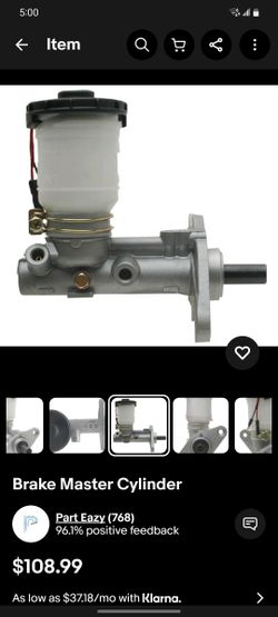 Honda Del Sol Master Brack Cylinder