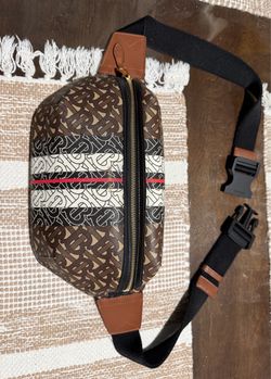 Burberry TB Monogram Stripe Fanny Bag