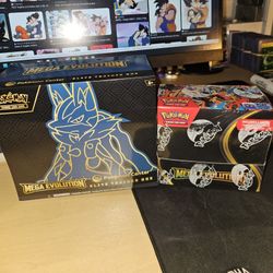 (slab freebie) Pokémon Center Mega Evolutions Lucario ETB and Enhanced Booster Box