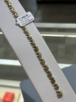 10k gold elephant bracelet