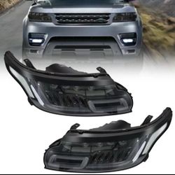 Full LED Headlight Assembly For Land Rover Range Rover Sport L(contact info removed)-2017