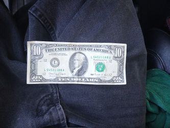 1990 10 Dollar Bill