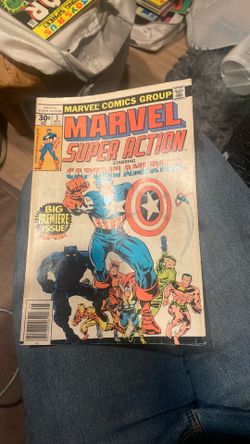 Marvel Captain America Super Action 1st Edition Comic Book