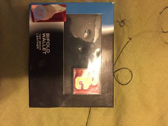 USC bifold leather wallet
