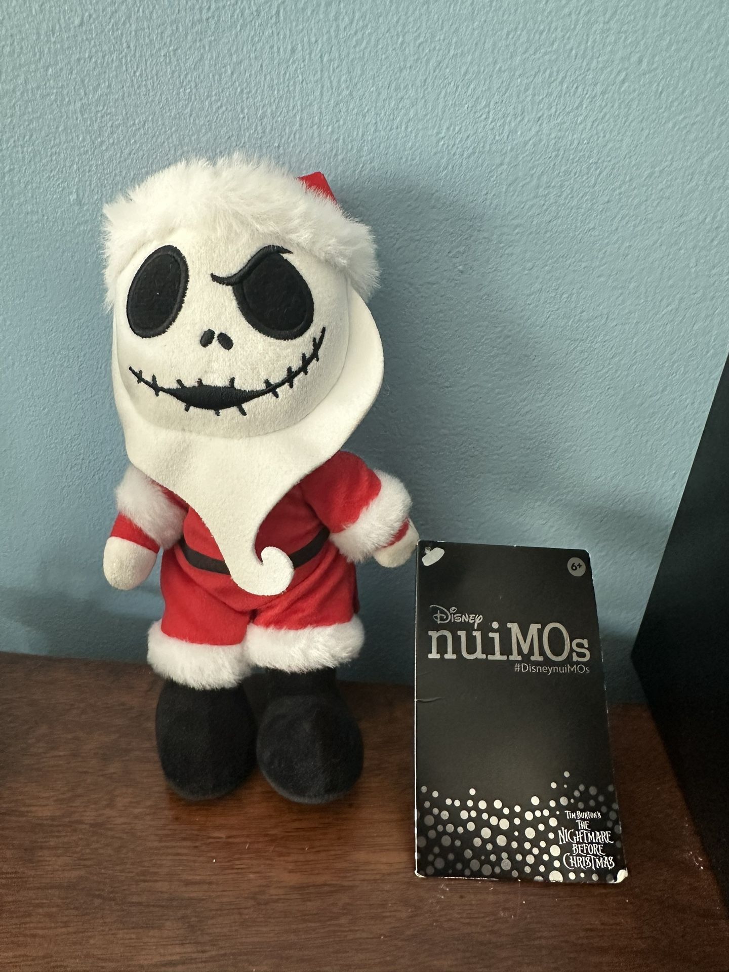 2023 Disney Parks Nightmare Before Christmas Santa Jack Skellington nuiMOs Plush With Tags