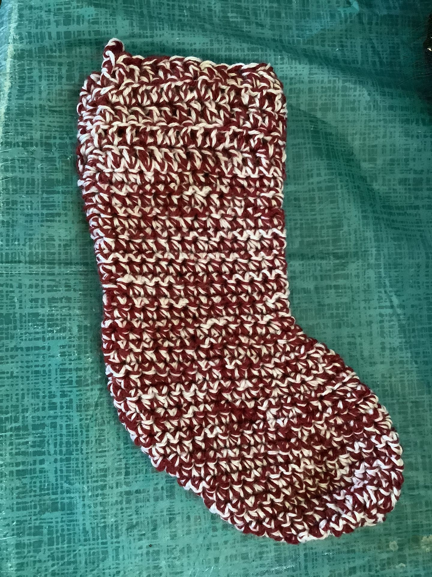 Red And White Christmas Stocking