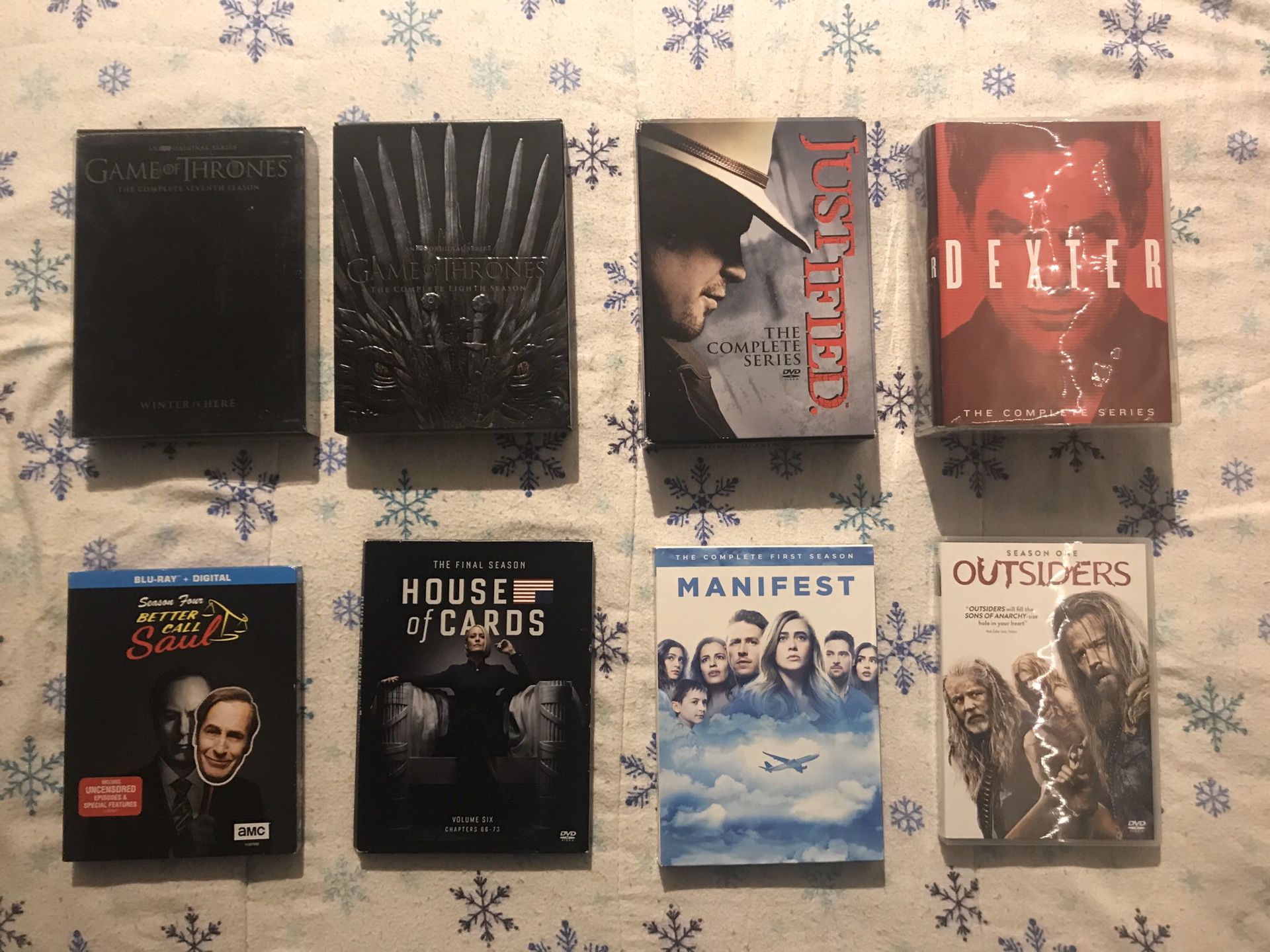 TV series / movies “Game of Thrones” & “Better Call Saul”