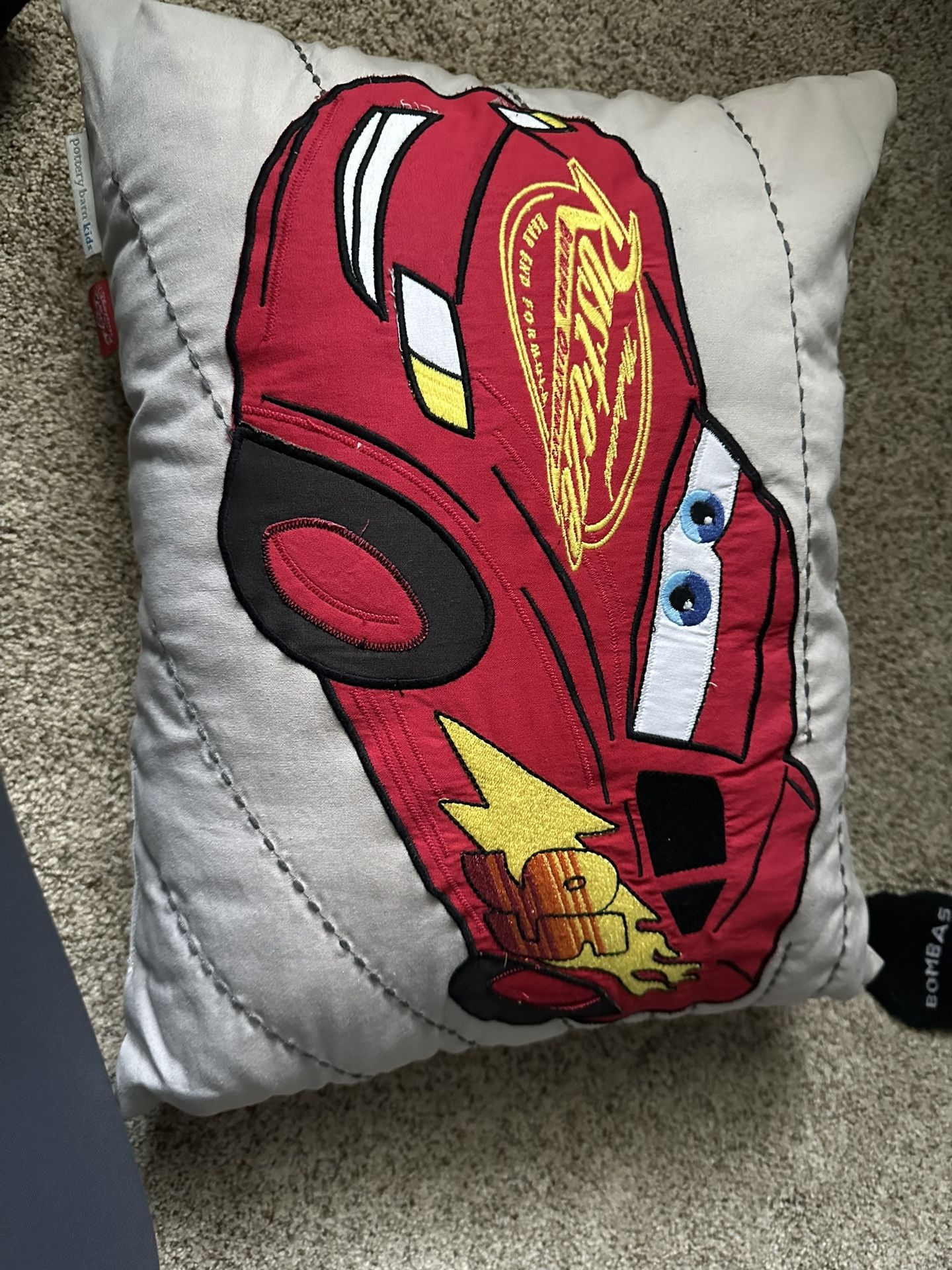 Pottery Barn Kids, Lightning Mcqueen Pillow