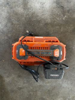 RIDGID 18 V BATTERY + MULTI CHARGER