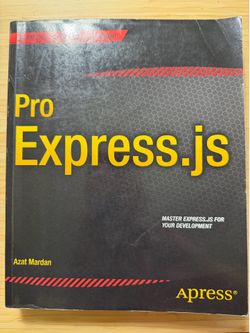 Pro Express.js ISBN (contact info removed)200384 Clean and Good Condition. Priced for Fast Sale!