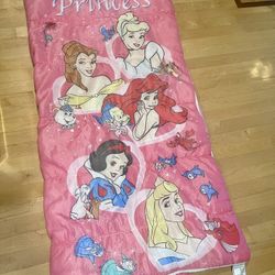 Vintage Princess Disney Sleeping Bag Kids 