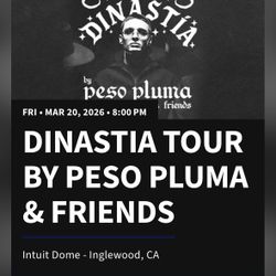 Peso Pluma 2 Tickets Por $300