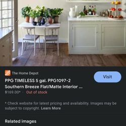 5 Gallon Bucket Southern Breeze Satin Exterior/ Interior  Paint 