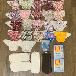 Girls Alva Baby Cloth Diapers