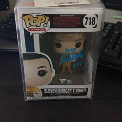 Stranger Things Funko Pop #718 Signed by Millie Bobby Brown