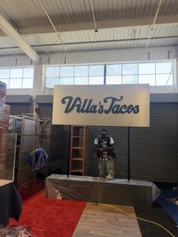Villa tacos sign