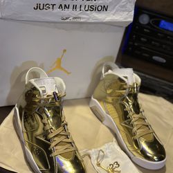 Jordan 6 Gold pinnacles. 