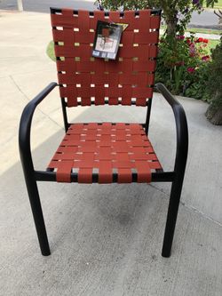 NEW Metal weave chair