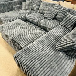 Free Delivery Chaise Sectional! 