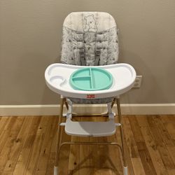 Bright Starts Disney Baby Winnie The Pooh Compact Folding High Chair