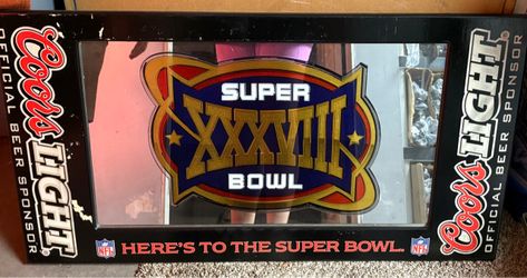 Coors Light Super-Bowl 38 Mirror