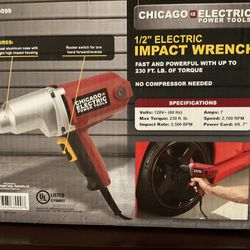 Half-Inch Electric Impact Wrench. 