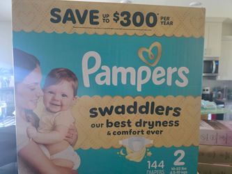 Pampers diapers size 2