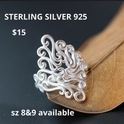 Sterling silver ring -New
