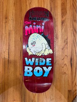 Heroin Skateboards Mini Wide Boy Skateboard Deck 10.5”