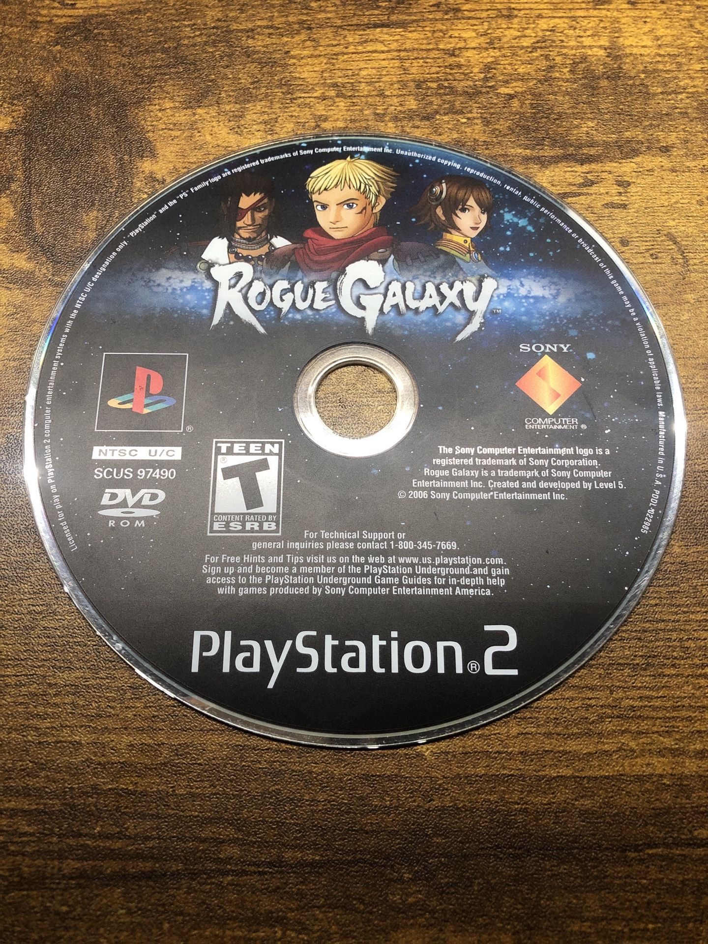 Rogue Galaxy For PS2