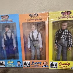 Three Stooges Action Figures 