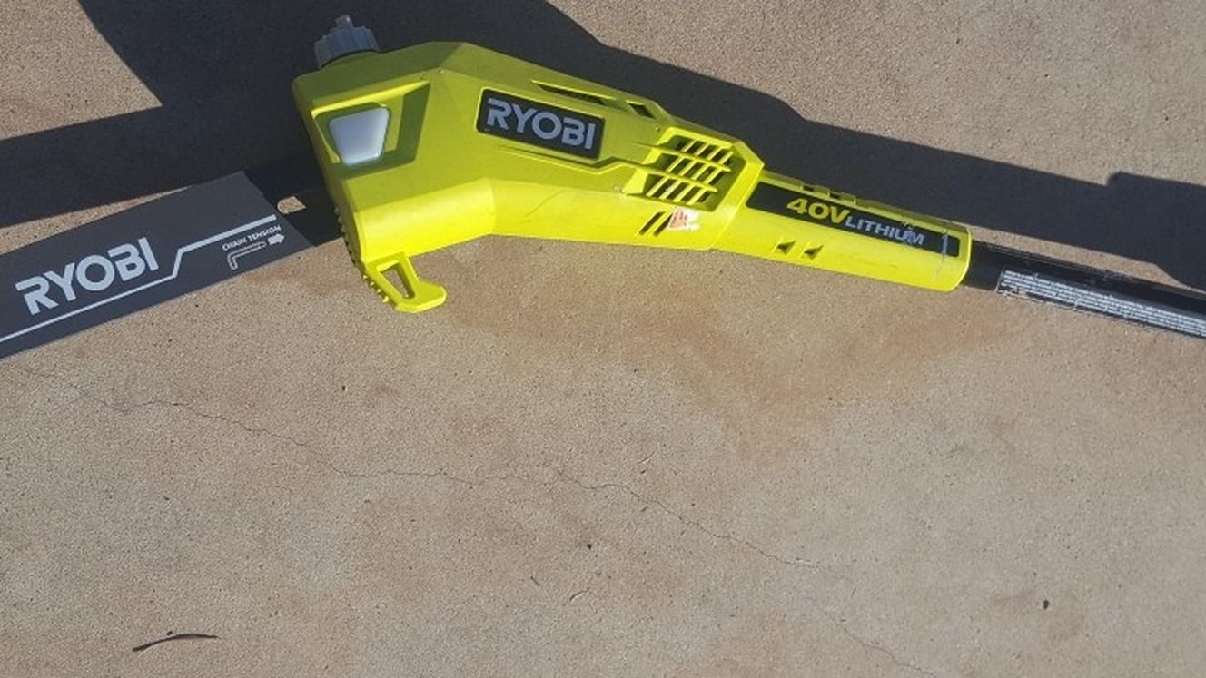 Ryobi 40 Volt 9.5 Foot Pole Saw (**Tool Only As Seen**)