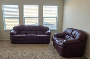 Burgundy Couches