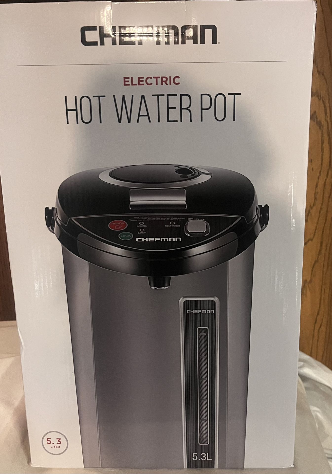 “Chefman Brand “Electric Large Capacity Water Pot