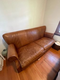 Leather couch