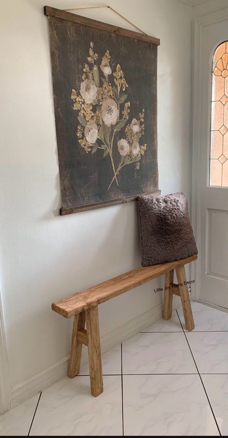 Earthy Home Styled Skinny Bench