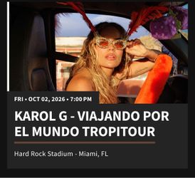 2 Tickets Karol G